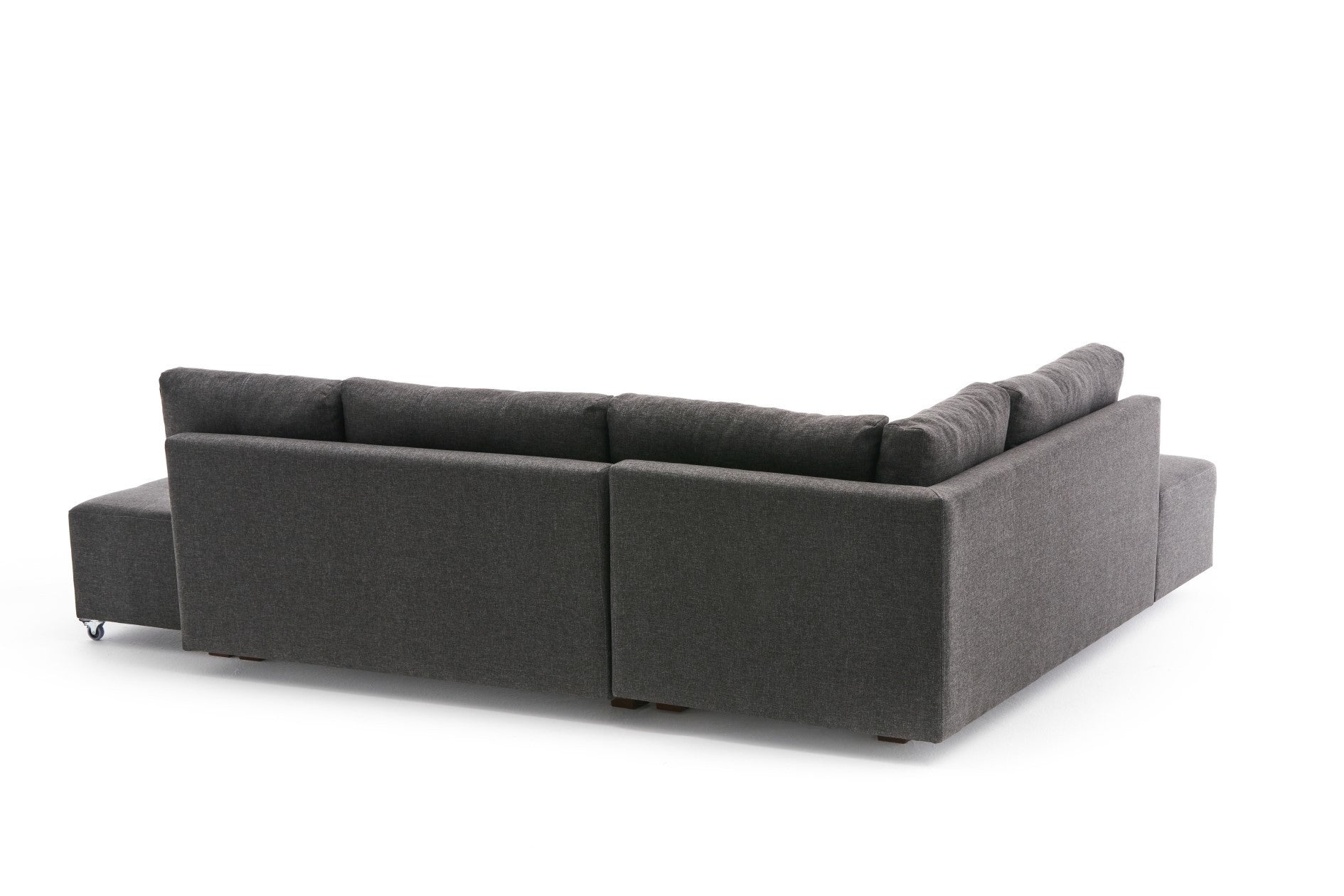 Manama Corner Sofa Bed Left - Anthracite Corner Sofa-Bed