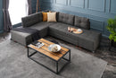 Manama Corner Sofa Bed Left - Anthracite Corner Sofa-Bed