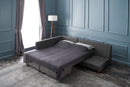 Manama Corner Sofa Bed Left - Anthracite Corner Sofa-Bed