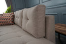 Manama Corner Sofa Bed Left - Cream Corner Sofa-Bed