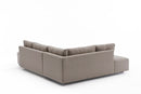 Manama Corner Sofa Bed Left - Cream Corner Sofa-Bed