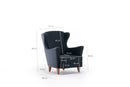 Lola Berjer - Antracit Vingsoffa