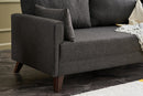 Bella Sofa För 2 Pr - Antracit 2-Sitssoffa