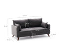 Bella Sofa För 2 Pr - Antracit 2-Sitssoffa