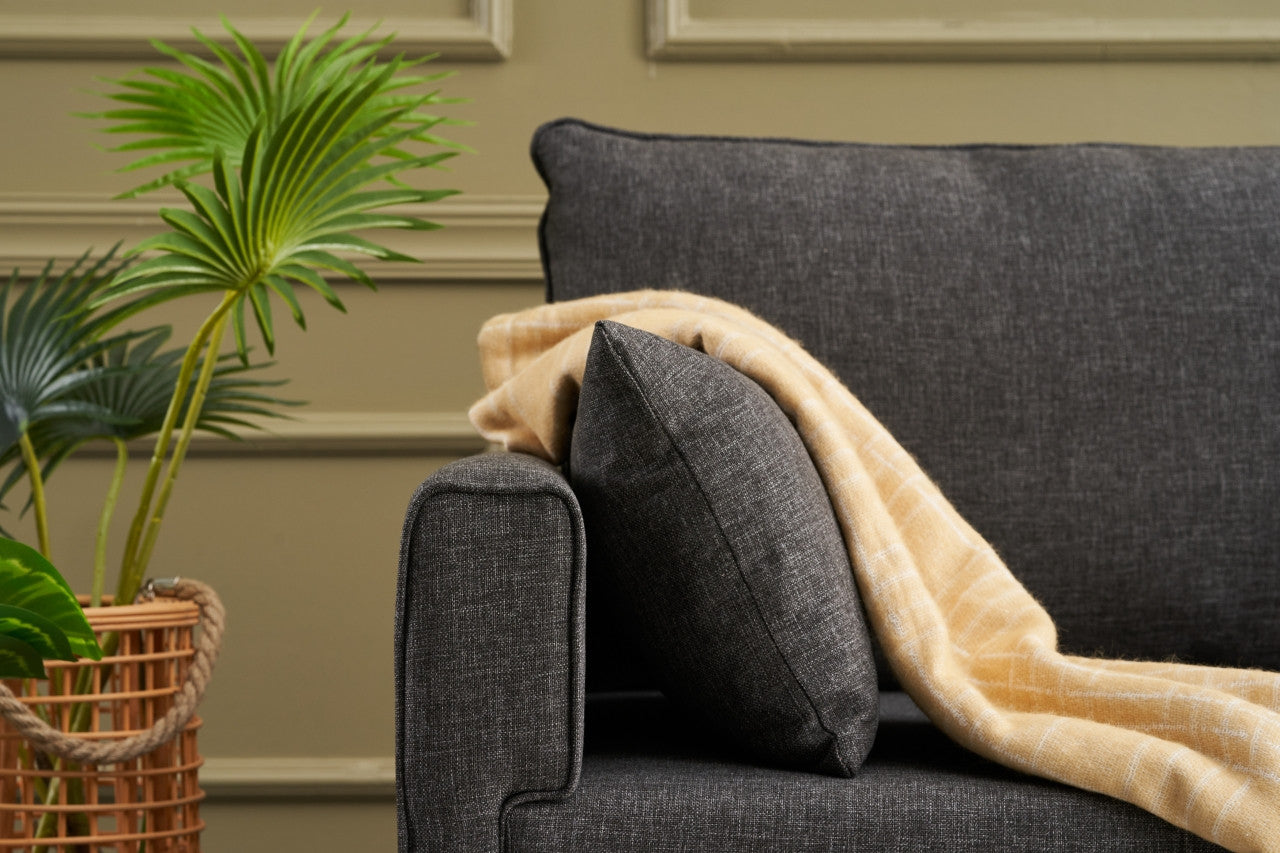 Bella Soffa För 3 Pr - Antracit 3-Sits Soffa