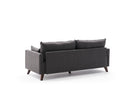 Bella Soffa För 3 Pr - Antracit 3-Sits Soffa