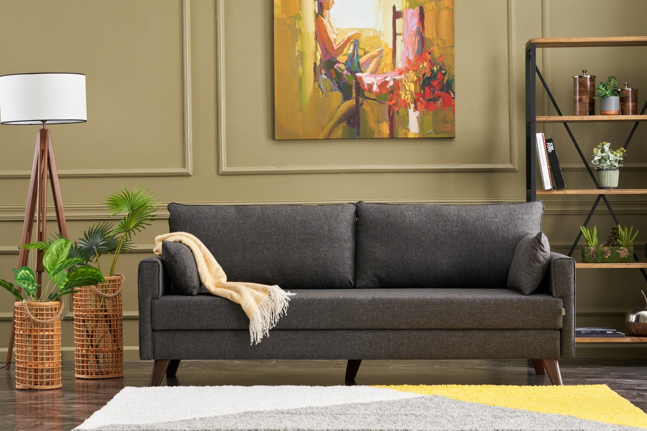 Bella Sängsoffa - Anthracite 3-Sits Sängsoffa