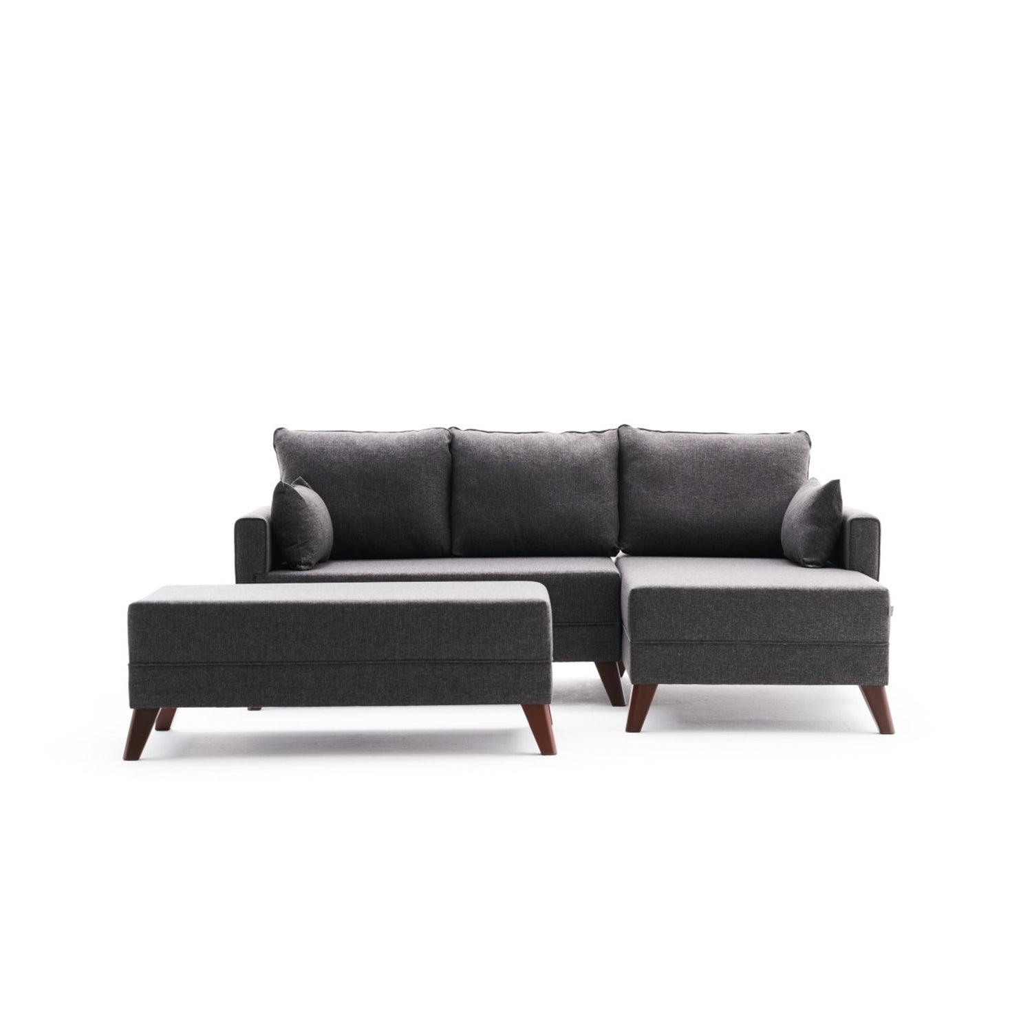 Bella Mini Soffa i Hörn Höger - Antracit Hörn Soff-Säng