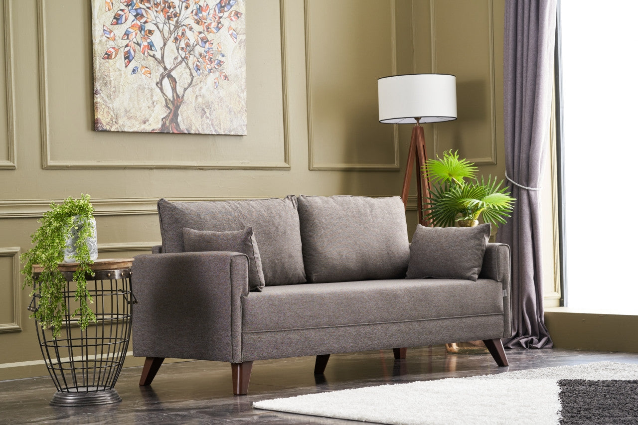 Bella Sofa För 2 Pr - Brun 2-Sitssoffa
