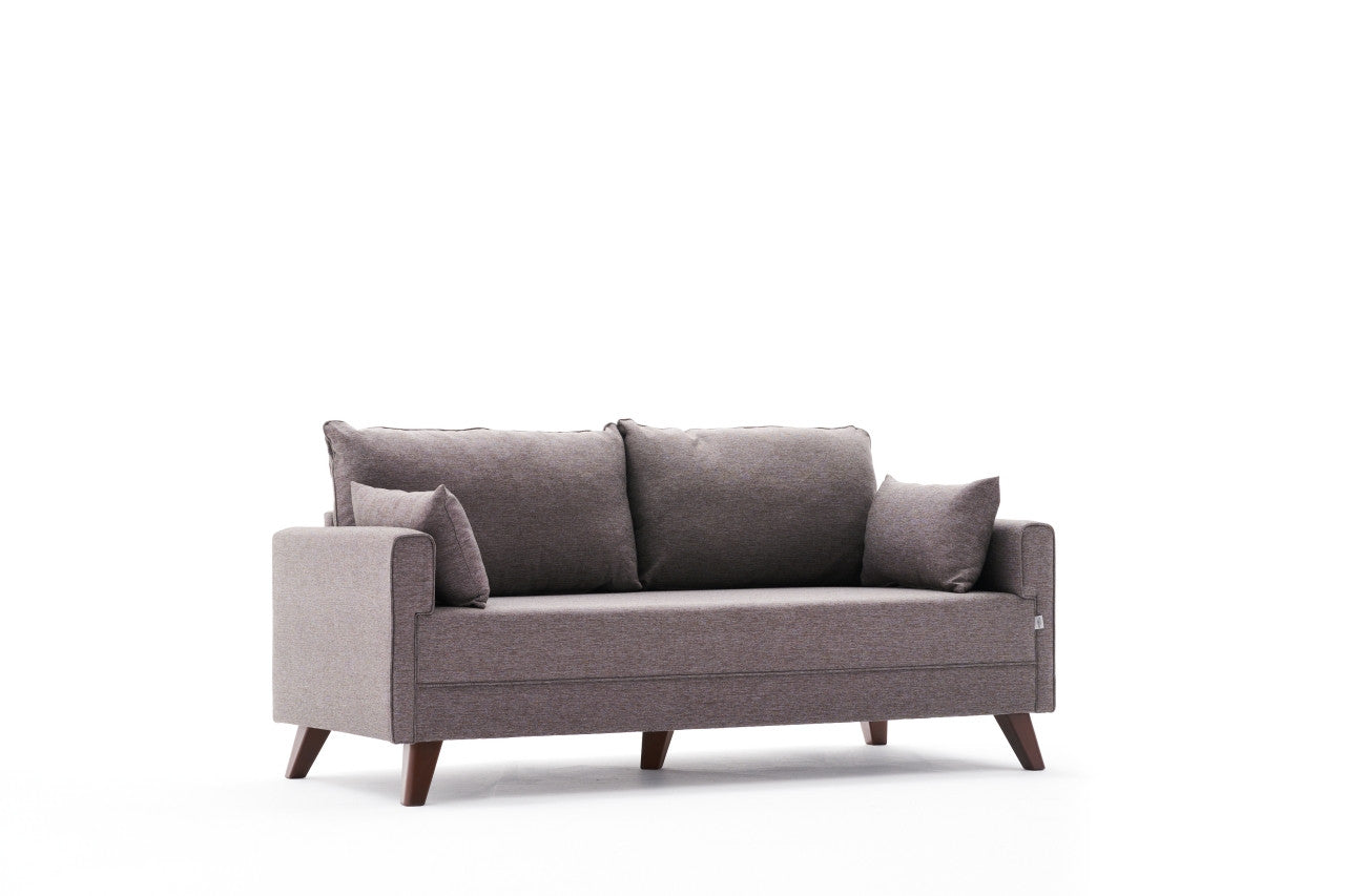 Bella Sofa För 2 Pr - Brun 2-Sitssoffa