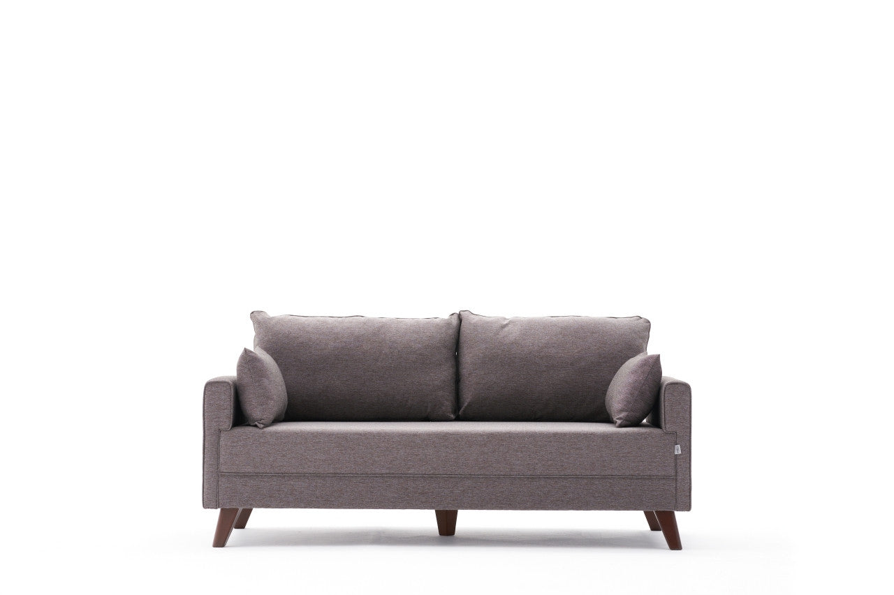 Bella Sofa För 2 Pr - Brun 2-Sitssoffa