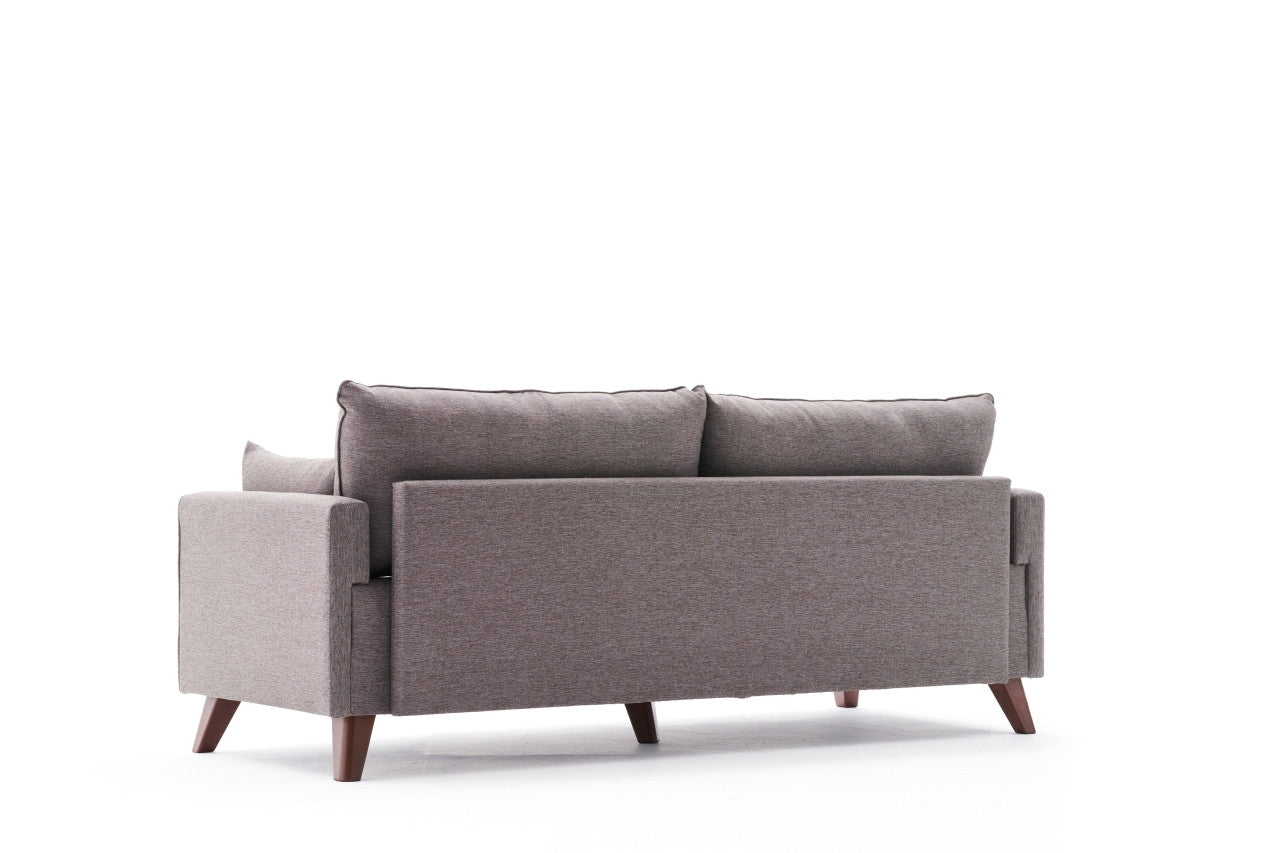 Bella Soffa För 3 Pr - Brun 3-Sits Soffa