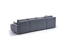 Ece Panoramik - Grey Corner Sofa-Bed
