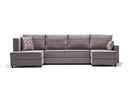 Ece Panoramik - Cream Corner Sofa-Bed