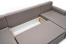 Ece Panoramik - Cream Corner Sofa-Bed