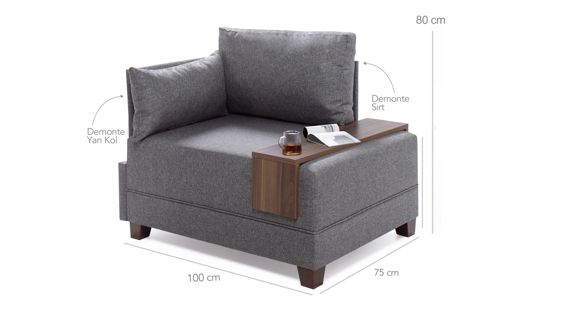Fly Left - Karmint 1-sits soffa