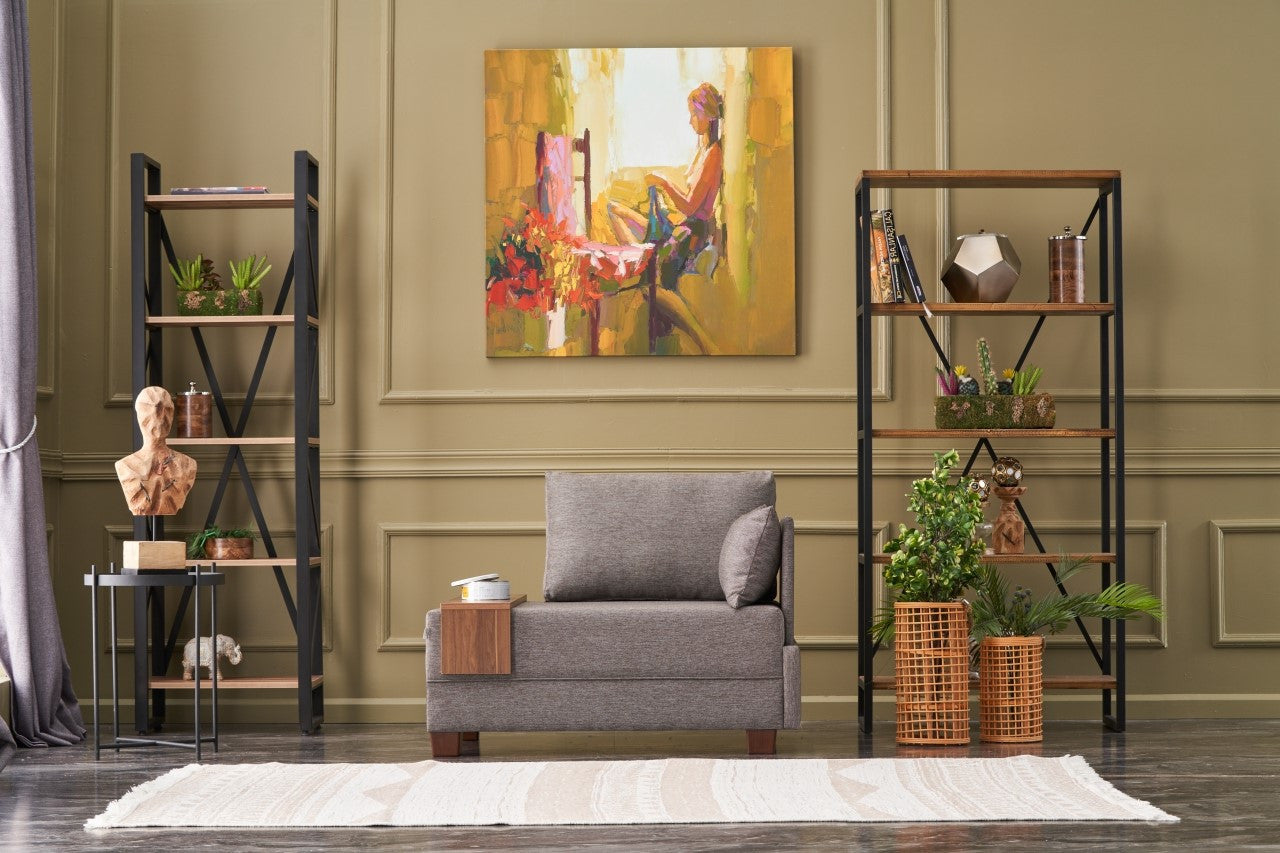 Fly Right - Brun 1-sits soffa