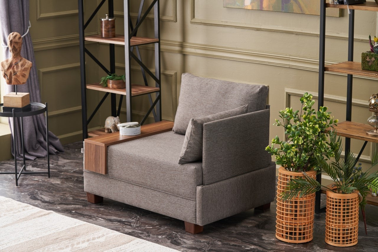 Fly Right - Brun 1-sits soffa