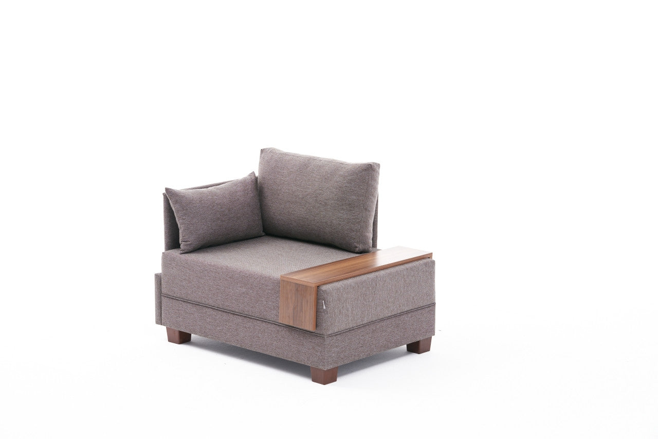 Fly Left - Brun 1-sits soffa