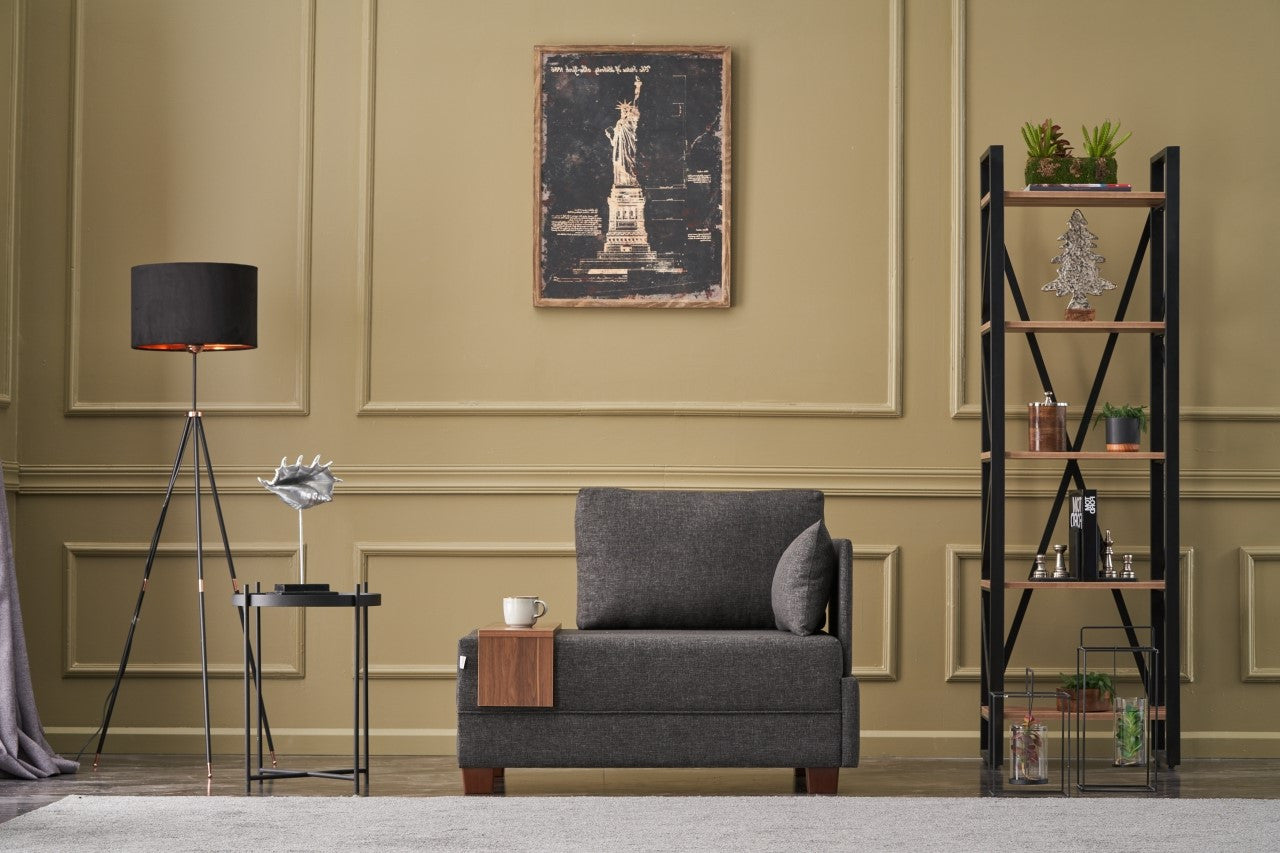 Fly Right - Antracit 1-sits soffa