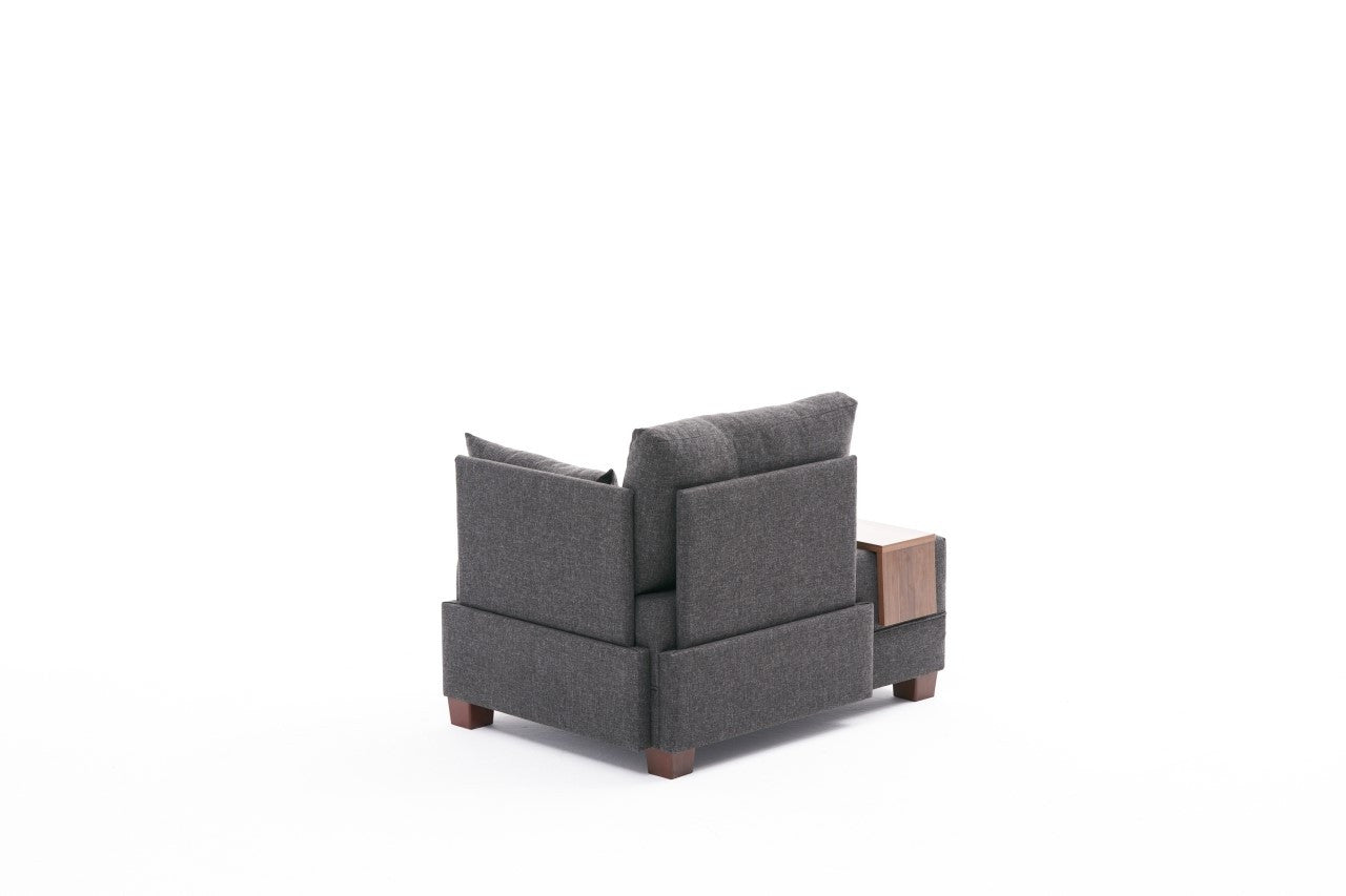 Fly Right - Antracit 1-sits soffa