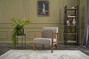 Kemer - Cream Wing Chair