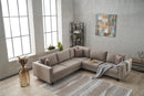 Kale Linen - Cream Corner Sofa