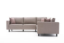 Kale Linen - Cream Corner Sofa