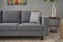 Kale Linen - Grey 3-Sitssoffa
