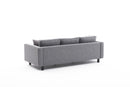 Kale Linen - Grey 3-Sitssoffa