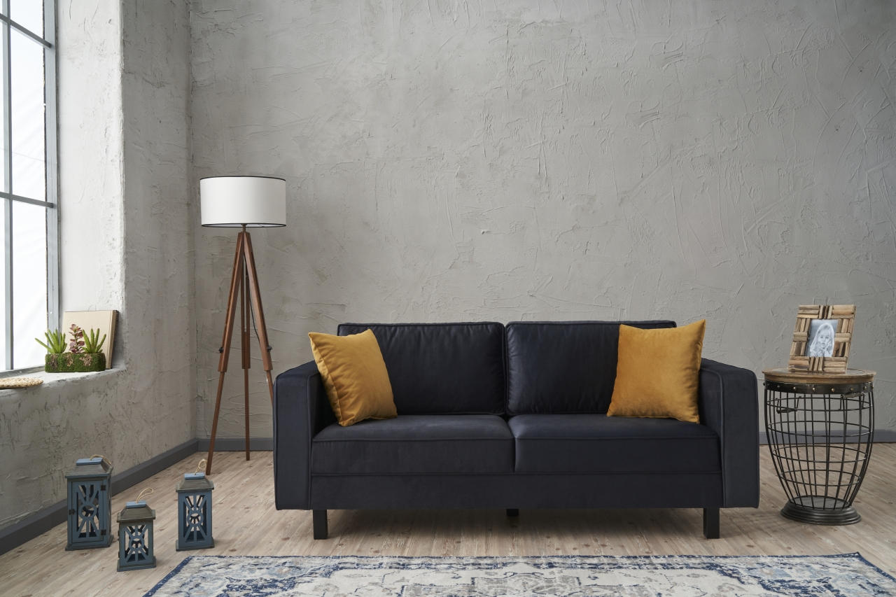 Kale Velvet - Antracit 2-sits soffa