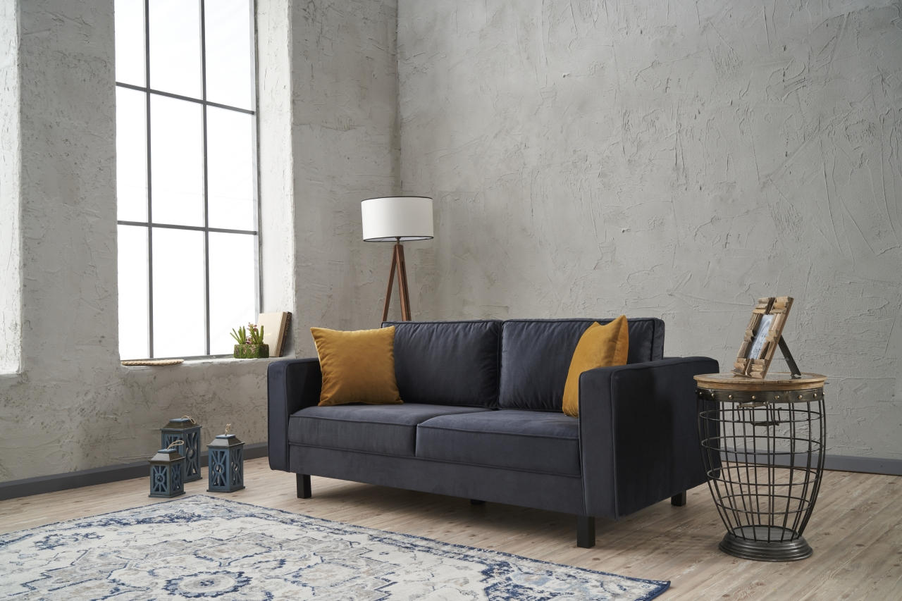 Kale Velvet - Antracit 2-sits soffa