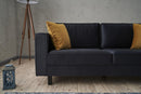 Kale Velvet - Antracit 2-sits soffa