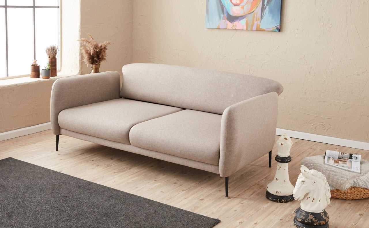 Venus 3-sits - Grädde 3-sits Soffa-säng