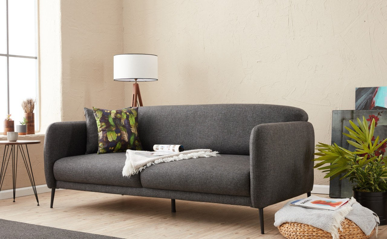 Venus 3-sits - Antracit 3-sits Soffa-säng