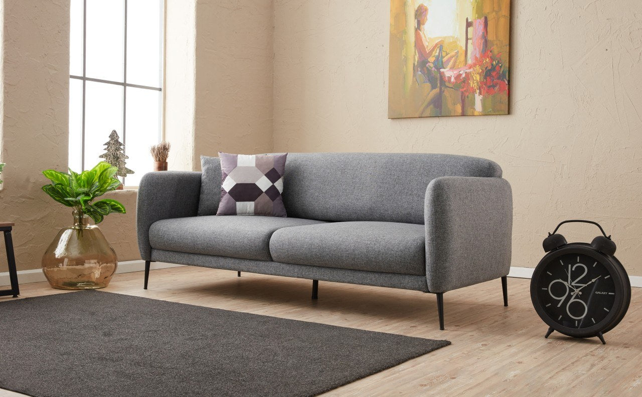 Venus 3-sits - Grå 3-sits Soffa-säng