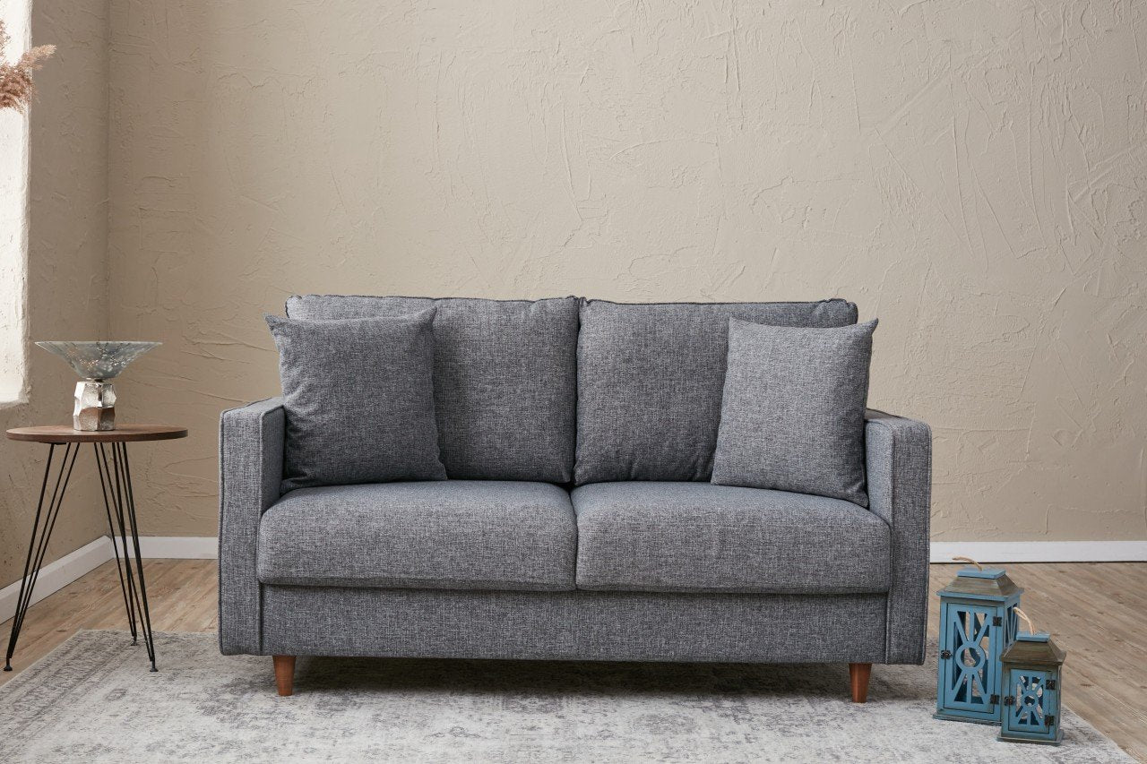 Eva - Grå 2-Sits Soffa