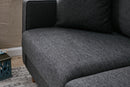 Eva - Antracit 2-Sits Soffa