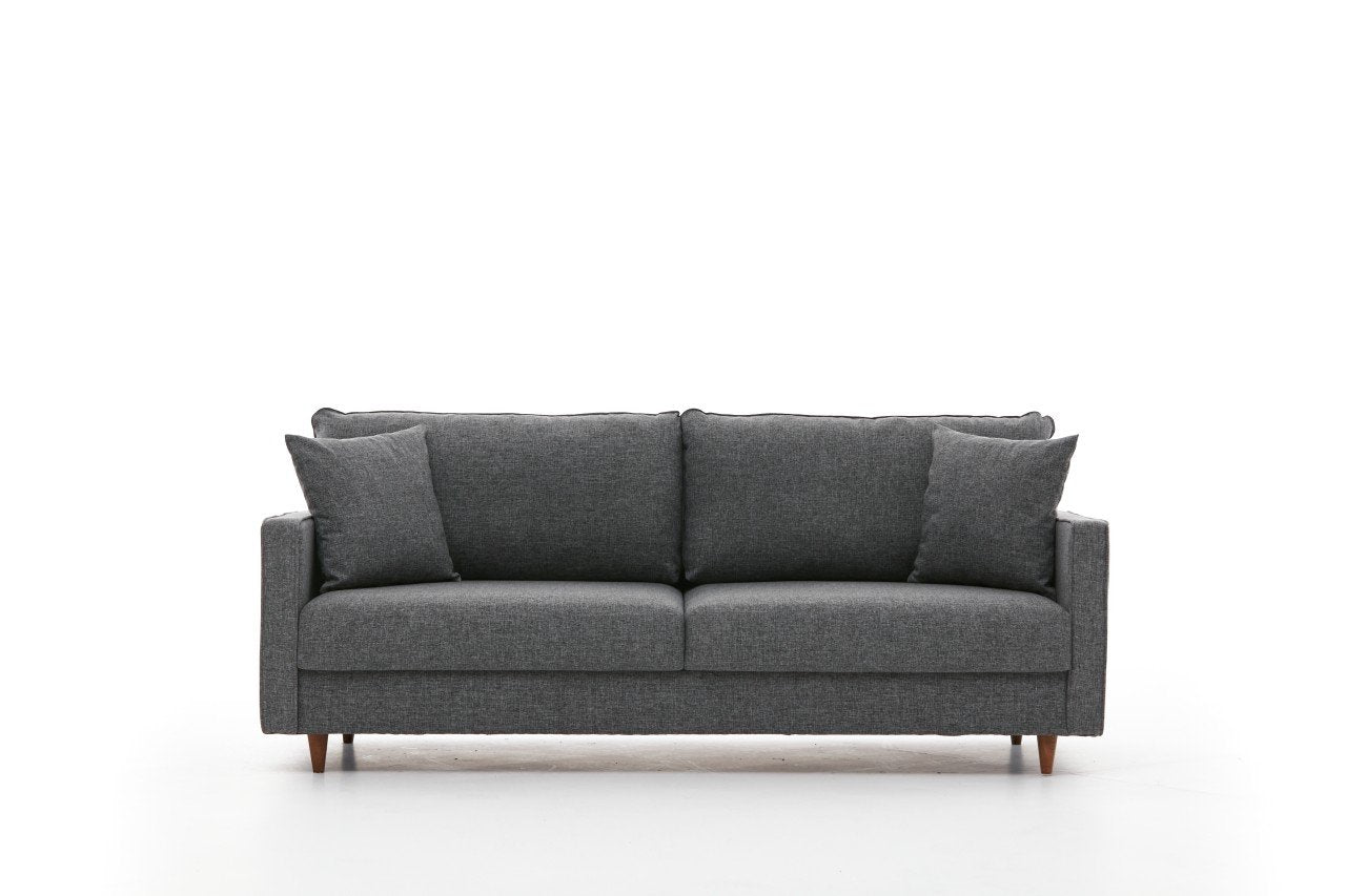 Eva - Grå 3-Sittsoffa