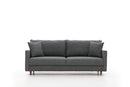 Eva - Grå 3-Sittsoffa