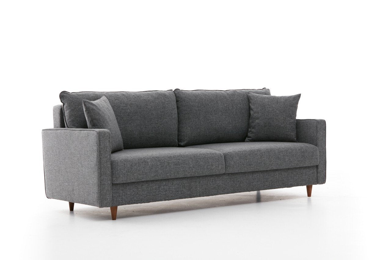 Eva - Grå 3-Sittsoffa