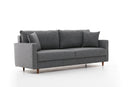 Eva - Grå 3-Sittsoffa