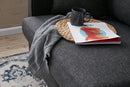 Eva - Antracit 3-Sittsoffa