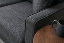 Eva - Antracit 3-Sittsoffa