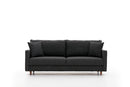 Eva - Antracit 3-Sittsoffa