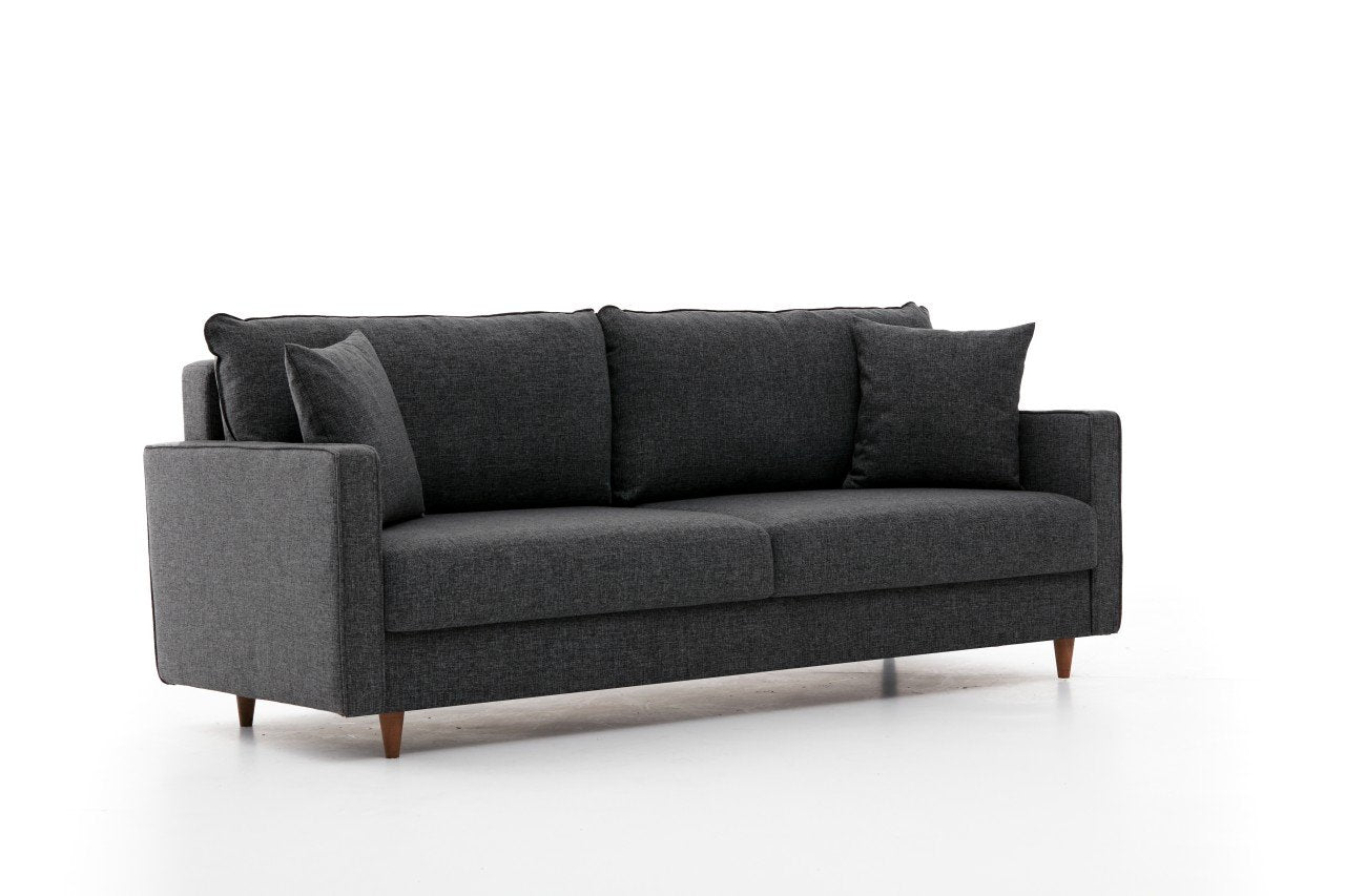 Eva - Antracit 3-Sittsoffa