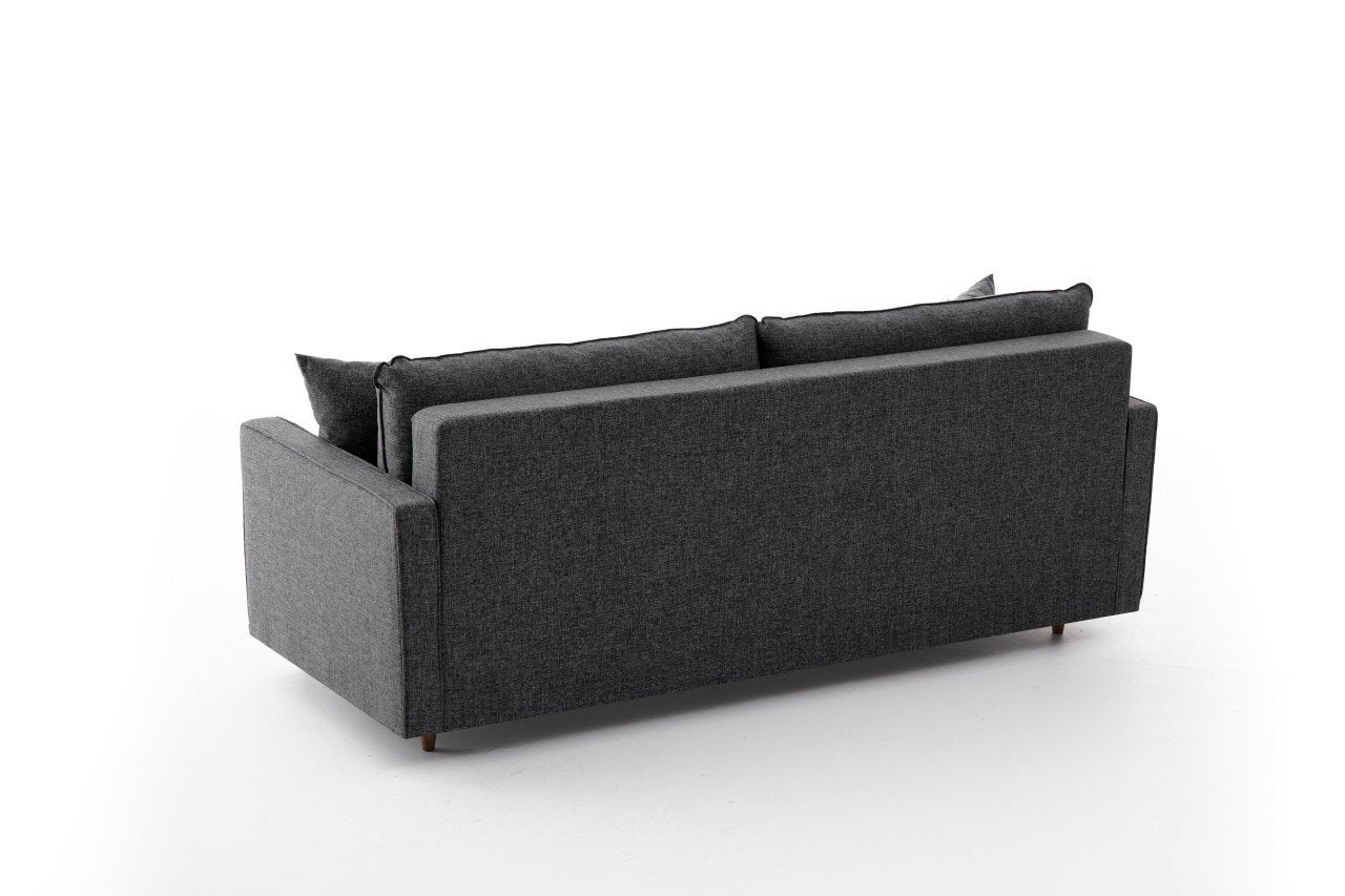 Eva - Antracit 3-Sittsoffa
