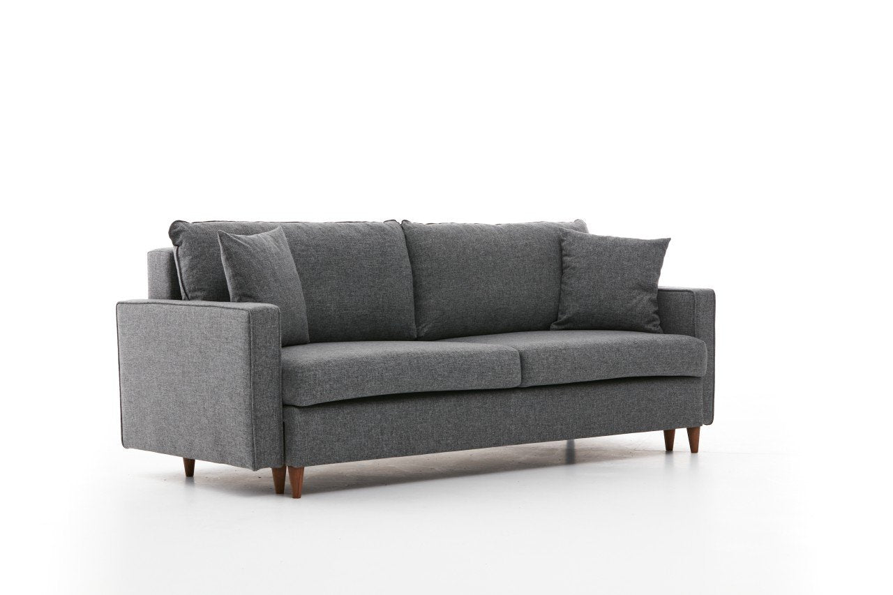 Eva - Grå 3-sits Soffbed