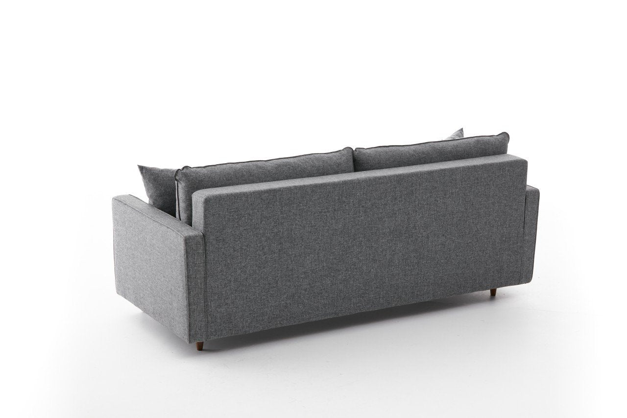 Eva - Grå 3-sits Soffbed