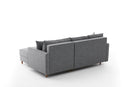 Eva Right - Grey Corner Sofa